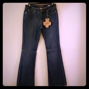 Stretch flare leg blue Jean's